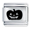 Pumpkin Laser Italian Charm