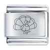 Peacock Laser Italian Charm