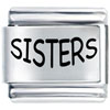 Sisters Laser Italian Charm