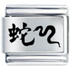 Chinese Year Of The Snake Laser Italian Charm
