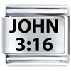 John 316 Laser Italian Charm