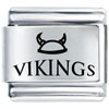 Vikings Laser Italian Charm