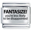 Fantasize Laser Italian Charm