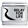 Relay For Life Laser Italian Charm L_P0419