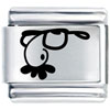 Groucho Marx Disguise Laser Italian Charm