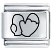 Mittens Laser Italian Charm
