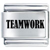 Teamwork Laser Italian Charm