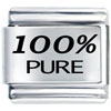 100% Pure Laser Italian Charm