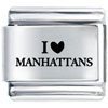 I Heart Manhattans Laser Italian Charm