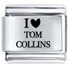 I Heart Tom Collins Laser Italian Charm