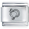 Laser Turkey Italian Charm