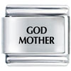 Godmother Capitalized Laser Italian Charm