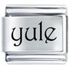 Christmas Yule Laser Italian Charm