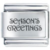  Seasons  Greetings Laser Italian Charm