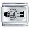 Christmas Nutcracker Soldier Laser Italian Charm