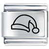 Laser Christmas Santa Hat Italian Charm