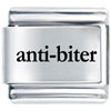 Anti Biter Laser Italian Charm