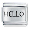 Hello  Laser  Italian  Charm 