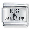 Kiss &amp;  Make  Up Laser  Italian  Charm