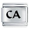 Ca California State Laser Italian Charm