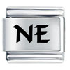 Ne Nebraska State Laser Italian Charm