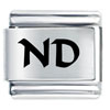 Nd North Dakota Laser Italian Charm