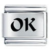 Ok Oklahoma State Laser Italian Charm