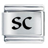 Sc South Carolina Laser Italian Charm