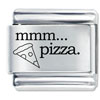 Mmm Food Pizza Laser Italian Charm