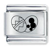 Laser Easter Egg Italian Charm