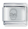 Basket Of Eggs Laser Italian Charm