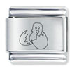 Hatching Egg Laser Italian Charm
