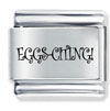 Eggs Citing Laser Italian Charm