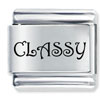 Classy Laser Italian Charm
