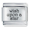 Laser Wish Upon A Star Italian Charm