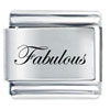 Fabulous Laser Italian Charm