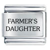 Farmer's  Daughter  Laser Italian Charm