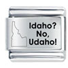Idaho No Udaho Laser Italian Charm