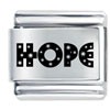 Hope Laser Italian Charm