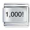 1000 Laser Italian Charm