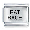 Rat Race Laser Italian Charm