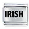 Laser Irish Italian Charm