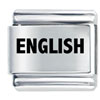 English Laser Italian Charm