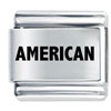 American Laser Italian Charm