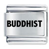 Buddhist Laser Italian Charm
