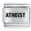 Atheist Laser Italian Charm