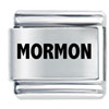 Mormon Laser Italian Charm