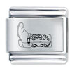 Laser Cowboy Boot Italian Charm