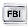 Fbi Laser Italian Charm