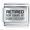 Retired Laser Italian Charm